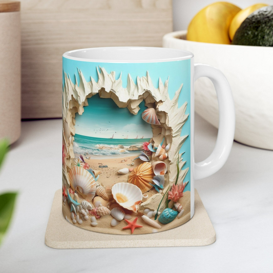 BEACH LOVER 3D MUG - MUGSCITY - Free Shipping